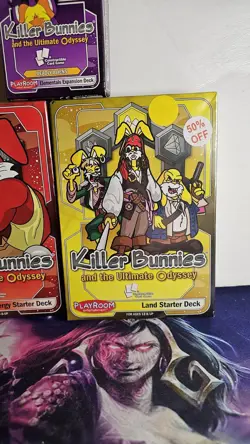 KILLER BUNNIES ENERGY & LAND STARTER Deck Deadly Aliens Expansion Pack Card game - Image 4