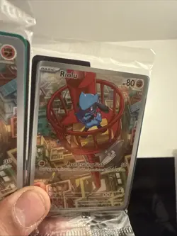 Riolu Mega Evolution ETB Pokemon Card Promo 010 Sealed X2! - Image 3