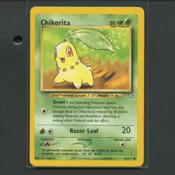 Pokemon TCG Chikorita 54/111 WotC Neo Genesis Regular Common Card EN-LP 2000 - Image 1