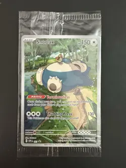 Snorlax SVP EN 051 Black Star Promo Scarlet & Violet Pokemon 151 Card - SEALED - Image 1