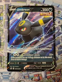 Umbreon V SWSH203 SWSH: Sword & Shield Promo Cards Holo Pokemon Black Star - Image 1