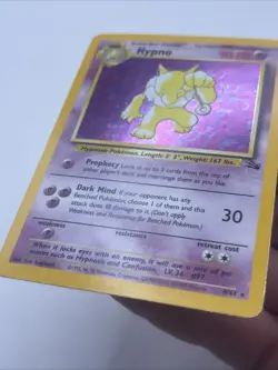 Pokemon TCG Hypno Fossil Holo Card 8/62 Unlimited Rare - Image 3