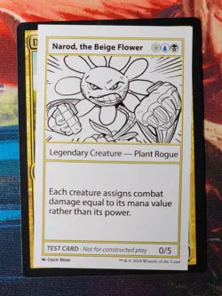 Narod, the Beige Flower Mystery Booster 2 Playtest Cards Magic Gathering MTG MB2 - Image 1