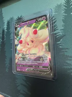 Pokemon Card Alcremie V 022/073 Ultra Rare Champions Path Near Mint - Image 1