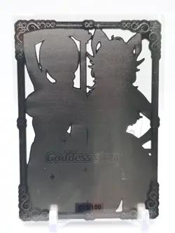 Goddess Story - Silver Metal Waifu Card - Makima - NUMBERED #/100 - Image 2