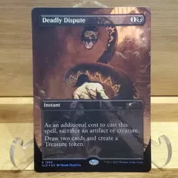 1x Deadly Dispute, 1980 - Frazetta Foil, Secret Lair, Magic, MTG Card Error, 001 - Image 1
