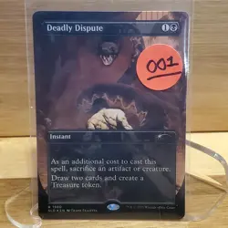 1x Deadly Dispute, 1980 - Frazetta Foil, Secret Lair, Magic, MTG Card Error, 001 - Image 4