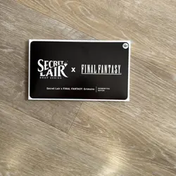 MTG Secret Lair x FINAL FANTASY: Grimoire ~ Rainbow FOIL ~ Sealed in Hand! - Image 1