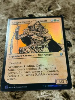 CADIRA, CALLER OF THE SMALL Magic MTG Battle For Baldur's Gate Showcase Foil - Image 1