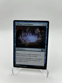 MTG Military Intelligence - Enchantment Magic 2015 (M15) #69 M15 Uncommon Blue - Image 1