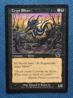 MTG 1x Crypt Sliver LP Legions (multi available 2 3 4) Magic the Gathering - Image 1