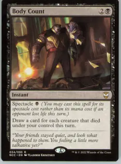 Body Count R Commander: Streets of New Capenna 34 Near Mint - Image 1