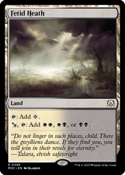 Fetid Heath [March of the Machine Commander] Magic MTG - Image 1