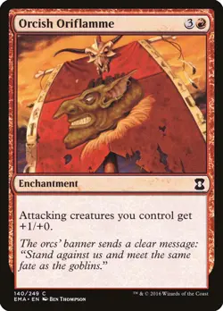 Orcish Oriflamme | MtG Magic Eternal Masters | English | Near Mint-Mint (NM-M) - Image 1