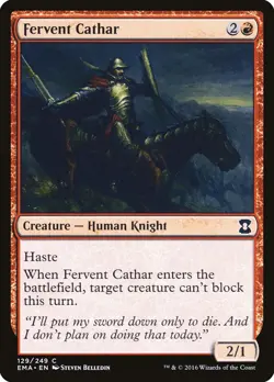 Fervent Cathar | MtG Magic Eternal Masters | English | Near Mint-Mint (NM-M) - Image 1