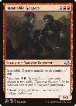 Insatiable Gorgers | MtG Magic Eldritch Moon | English | Near Mint-Mint (NM-M) - Image 1
