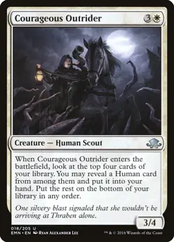 Courageous Outrider | MtG Magic Eldritch Moon | English | Near Mint-Mint (NM-M) - Image 1