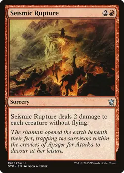 Seismic Rupture | MtG Magic Dragons of Tarkir | English | Near Mint-Mint (NM-M) - Image 1