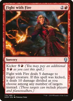 Fight with Fire | MtG Magic Dominaria | English | Near Mint-Mint (NM-M) - Image 1