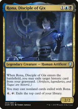 Rona, Disciple of Gix | MtG Magic Dominaria | English | Near Mint-Mint (NM-M) - Image 1