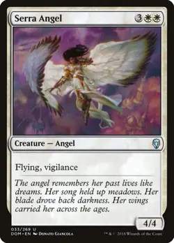 Serra Angel | MtG Magic Dominaria | English | Near Mint-Mint (NM-M) - Image 1
