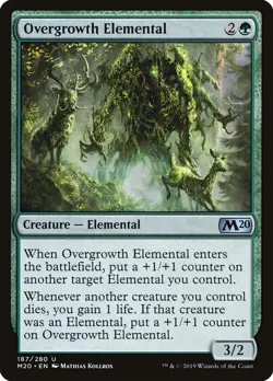 Overgrowth Elemental | MtG Magic Core Set 2020 | English | Near Mint-Mint (NM-M) - Image 1