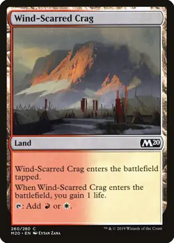 Wind-Scarred Crag | MtG Magic Core Set 2020 | English | Near Mint-Mint (NM-M) - Image 1