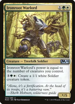 Ironroot Warlord | MtG Magic Core Set 2020 | English | Near Mint-Mint (NM-M) - Image 1