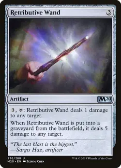 Retributive Wand | MtG Magic Core Set 2020 | English | Near Mint-Mint (NM-M) - Image 1