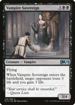 Vampire Sovereign | MtG Magic Core Set 2019 | English | Near Mint-Mint (NM-M) - Image 1