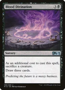 Blood Divination | MtG Magic Core Set 2019 | English | Near Mint-Mint (NM-M) - Image 1