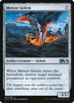 Meteor Golem | MtG Magic Core Set 2019 | English | Near Mint-Mint (NM-M) - Image 1