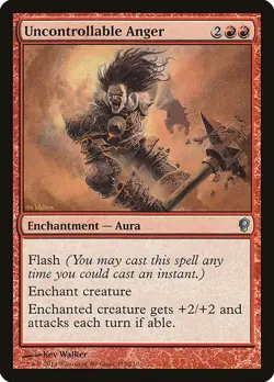 Uncontrollable Anger | MtG Magic Conspiracy | English | Near Mint-Mint (NM-M) - Image 1