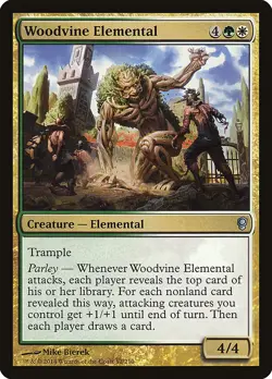 Woodvine Elemental | MtG Magic Conspiracy | English | Near Mint-Mint (NM-M) - Image 1