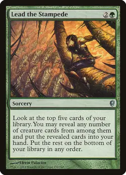 Lead the Stampede | MtG Magic Conspiracy | English | Near Mint-Mint (NM-M) - Image 1