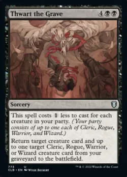 Thwart the Grave |MtG Magic Commander Legends: Battle Baldur's Gate |English |NM - Image 1