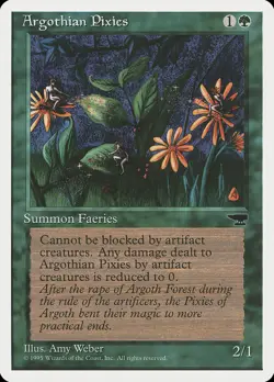 Argothian Pixies | MtG Magic Chronicles | English | Lightly Played (LP) - Image 1