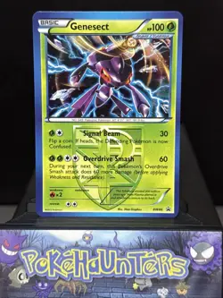 Pokemon Card Genesect BW86 Black & White Black Star Promo Rare Light Play - Image 1