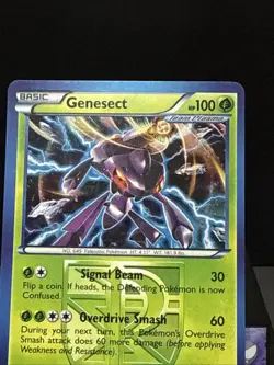 Pokemon Card Genesect BW86 Black & White Black Star Promo Rare Light Play - Image 2