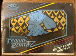 Pokemon Center Crown Zenith Elite Trainer Box Plus FACTORY SEALED ETB Plus - Image 1
