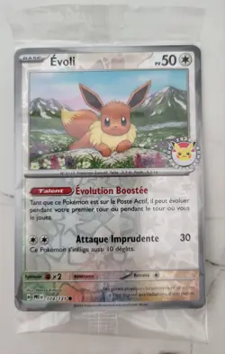Carte Pokemon Evoli 074/131 Holo Stamp Promo Pokemon Day 2025 SCELLE Neuve Fr - Image 1