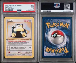 1999 Pokemon Jungle Snorlax 1st Edition Non-Holo - Image 3