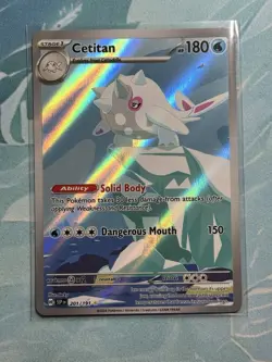 TCG Pokemon English IR Cetitan 201/191 Sv08: Surging Sparks Holo - Image 1