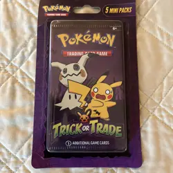 2024 Pokemon Trick Or Trade Booster Pack Blister(5 Mini Packs) - Image 1