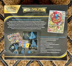 Pokemon TCG Mega Evolution Lucario ETB Elite Trainer Box New Factory Sealed READ - Image 2