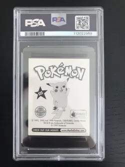 1999 Pokemon Merlin Mew Prism S25 PSA 5 - Image 2