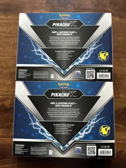 Pokemon TCG: Pikachu V Box - Lot of 2 Sealed - Fusion Strike + Brilliant Stars ! - Image 2