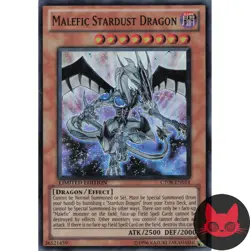 Yugioh Malefic Stardust Dragon CT08-EN014 Super Rare Limited Edition NM - Image 1