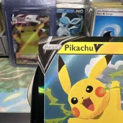 Mint Pikachu v Pokemon TCG SWSH143 Celebrations Card Promo - Image 2