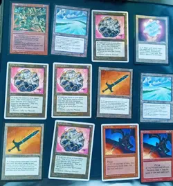 1990s Magic The Gathering Cards Vintage Mtg - Image 1